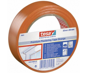 Adhesif special Batiment 4843 33 m x 75 mm orange Tesa