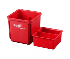 Bac 10x10cm Packout lot de 2 Milwaukee