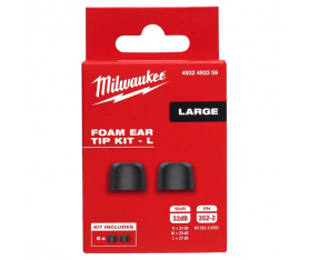 Bouchon de rechange taille large pour Ecouteur Bluetooth L4 RLEPB-301 Milwaukee