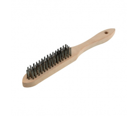 Brosse metallique universelle 4 rangs acier Binzel