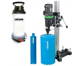 Carotteuse DBE250R + bati support Diam Industries