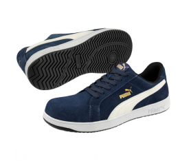 Chaussure Sécurité Iconic Suede Navy Low S1Pl Esd Fo Hro Sr 48 Puma
