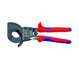 Coupe cable cuivre à cliquet 250mm Knipex
