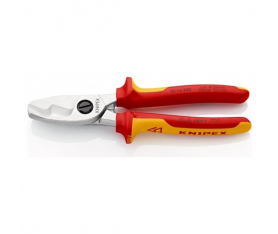 Coupe cables à double tranchants 200mm isolé 1000V Knipex