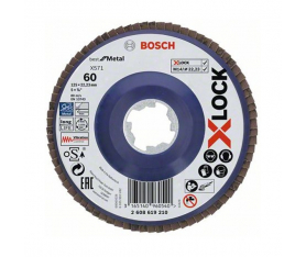Disque a lamelle metal X-Lock GR60 D125mm Bosch