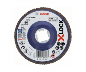 Disque a lamelle metal X-Lock GR80 D125mm Bosch