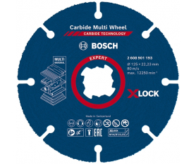 Disque à tronçonner expert Carbide Multi Wheel X-Lock D125 Bosch