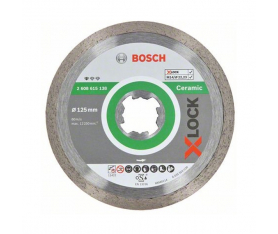 Disque diamant std ceramic Xlock D125 Bosch