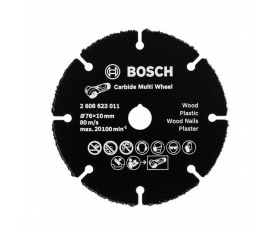 Disque multi-usage carbure carbide Multiwheel D76mm Bosch