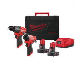 Duo Perceuse Visseuse 12V 6.0Ah M12 FPP2A2-602X Milwaukee