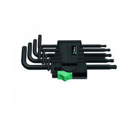 Jeu de 9 Clés Torx Sphériques 967/9 PKL TX 1 SB Wera