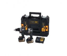 Kit de 2 outils McLaren 18V 5Ah Perceuse + Vissesuse à Choc Dewalt