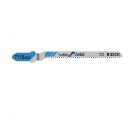 Lame de scie sauteuse flexible for metal T118 EOF paquet de 5 Bosch