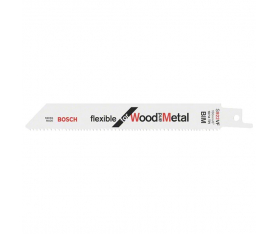 Lame scie Sabre Bois et Metal 150mm S922VF lot de 5 Bosch