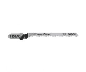 Lames de scie sauteuse clean for wood T101 paquet de 5 Bosch