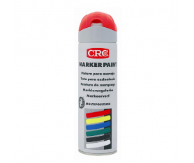Traceur de chantier Marker paint Orange fluo aérosol 650ml CRC Industrie