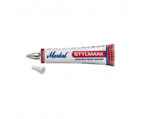 Marqueur peinture indelebile tube 50ml blanc Wilmart