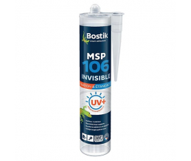Mastic colle MS Polymére MSP106 UV+ Invisible 290ml Bostik