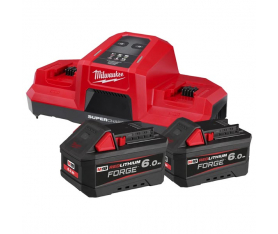 Pack 2 Batteries Forge M18 FB6 18V 6Ah Milwaukee