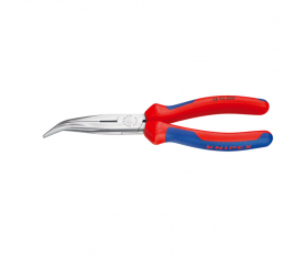 Pince à bec demi-ronde coudé 200mm Knipex