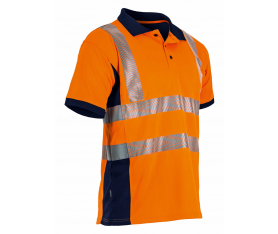 Polo Haute Visibilité Prévoyance Orange LMA Lebeurre