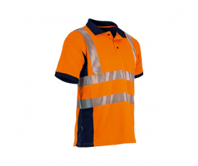 Polo Haute Visibilité Prévoyance Orange TM LMA Lebeurre