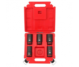 Set 5 Douilles Longues 3/4 27 30 32 33 36mm Milwaukee