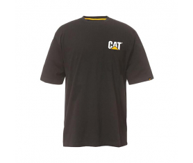 Tee Shirt Trademark Noir Caterpillar