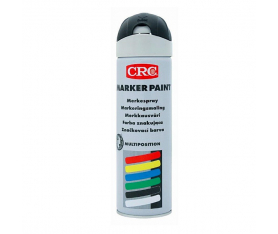 Traceur de chantier Marker paint noir aérosol 650ml CRC Industrie