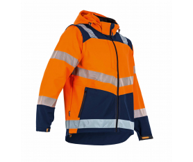 Veste Softshell Haute Visibilité Cible Orange LMA Lebeurre
