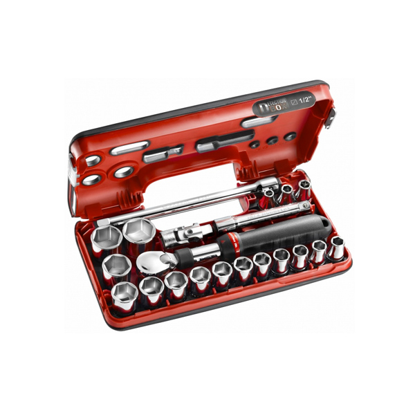 Coffret Facom Porte Embout A Cliquet - 23 Outils 1/4