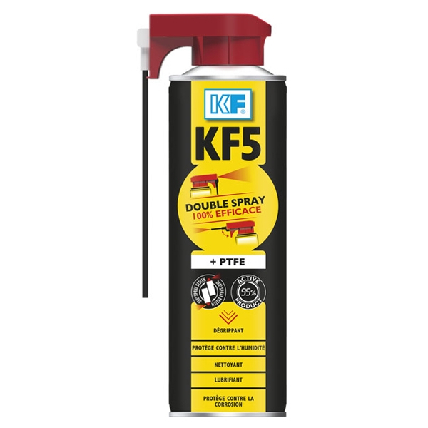 Lubrifiant dégrippant KF5 ULTRA double Spray KF - Matériel de Pro