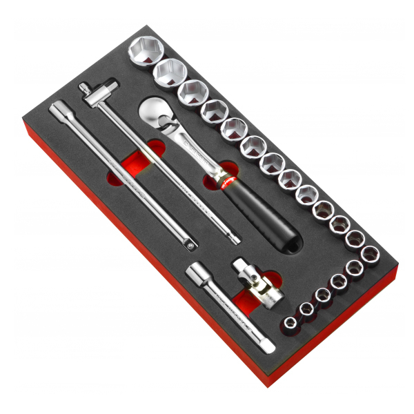 Module mousse cliquet 1/2 douilles 6 pans Facom - Matériel de Pro