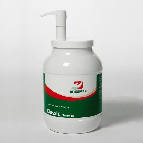 Savon gel classique microbilles 2.8L + pompe Dreumex - Matériel de Pro