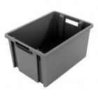 Bac Empilable et Gerbable Novabac 10L Gris Acier Novap