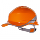 Casque chantier diamond orange fluo Delta Plus