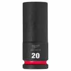 Douille longue shockwave 1/2 hex 20mm Milwaukee