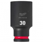 Douille longue shockwave 1/2 hex 30mm Milwaukee