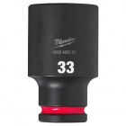 Douille longue shockwave 1/2 hex 33mm Milwaukee