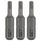 Embouts 6 pans T3L25 sachet de 3 Bosch