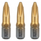 Embouts Philips PH2 maxgrip 25mm sachet de 3 Bosch