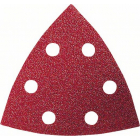 Feuilles abrasives red: Wood top 93mm sachet de 10 Bosch