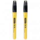 Marqueur pointe fine blister de 2 Stanley