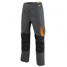 Pantalon G-Rok Carbone/Orange Taille XXL avec genouillères Molinel
