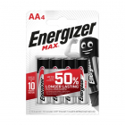 Pile Alcaline Power 1,5V LR6 AA lot de 4 Energizer