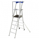 Plateforme Raptor 3 marches garde corps sangles Tubesca
