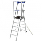 Plateforme Raptor 5 marches garde corps sangles Tubesca